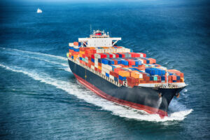 Generic Cargo Container Ship at Sea